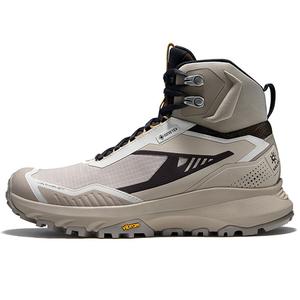 Противоскользящие дышащие полувысокие туристические треккинговые ботинки [Водонепроницаемая версия] Женские KAILAS, Чернильно-черный/Белоснежный