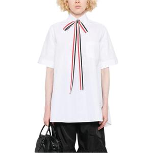 Рубашка с коротким рукавом THOM BROWNE, белый