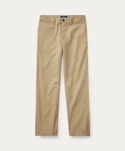 (Для мальчиков 8-20 лет) Брюки прямого кроя из износостойкой саржи Polo Ralph Lauren, цвет 250 Brown