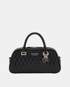 Маленькая сумка через плечо на молнии Guess, черный