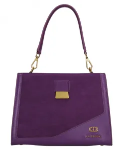 Неправильная средняя сумка через плечо La Carrie, фиолетовый