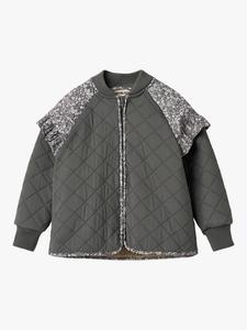 Детская куртка Ellas с термоизоляцией и водоотталкивающей пропиткой WHEAT, Black Sea