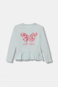 Детская хлопковая водолазка Guess, синий