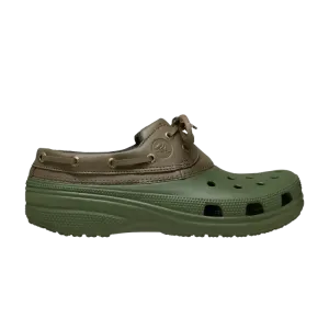 Кроссовки Crocs Classic Boat Shoe, Army Green
