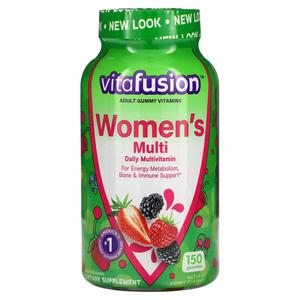 VitaFusion Жевательные витамины для женщин натуральные ягодные вкусы 150 жевательных таблеток