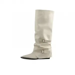 AFJI Высокие сапоги женские черные/абрикосовые/кофейные абрикос, цвет Apricot