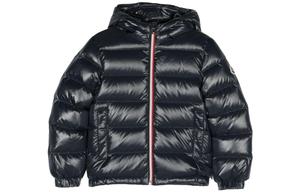 Детская пуховая куртка Moncler, морской синий