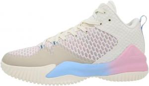 Высокие мужские баскетбольные кроссовки PEAK с Лоу Уильямсом, мастер стритбола, дышащие кроссовки с амортизацией для фитнеса, бежевый