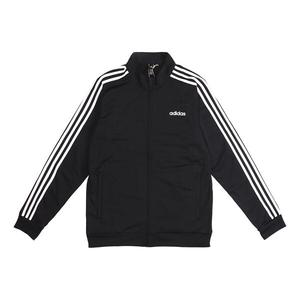Куртка adidas Knit Stand Collar Loose Windproof Sports Logo Jacket Black, черный