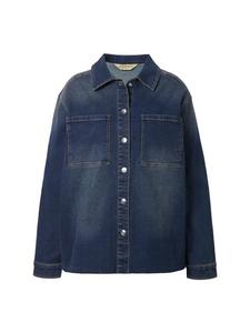 Блуза Studio Untold Hemdbluse, цвет dark blue denim