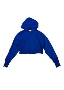 Женская структурированная укороченная толстовка Zendaya с застежкой-молнией в цвете Electrico LES TIEN