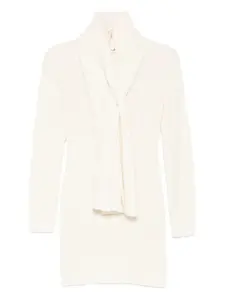 Мини-платье-шарф Amar Aya Muse, нейтральный