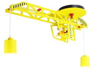 Детский потолочный светильник 60x20x60 см, желтый