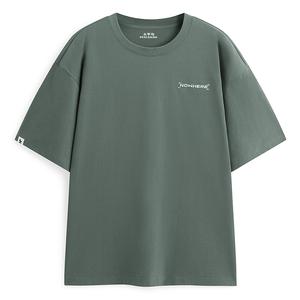 PEACEBIRD MEN Футболка мужская Light Gray Green 1
