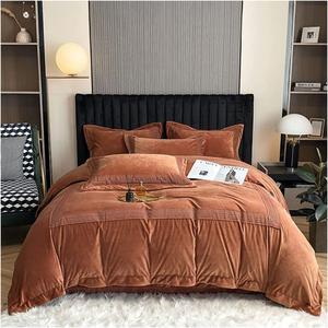 CFDZCP Комплект постельного белья молочный вельвет двустороннее покрывало из кораллового флиса