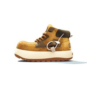 LUCX Термостойкие абразивостойкие высокие кеды унисекс цвета хаки, цвет Khaki