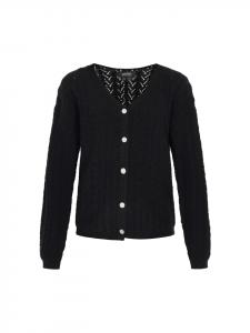 Usha BLACK LABEL Женский кардиган черного цвета