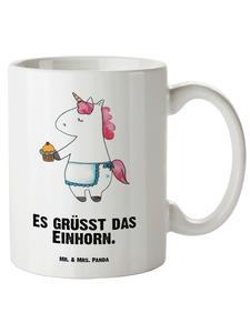 Кружка для маффинов Единорог большого размера с белой надписью Mr. & Mrs. Panda