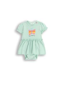 платье с боди зеленого цвета Coccodrillo