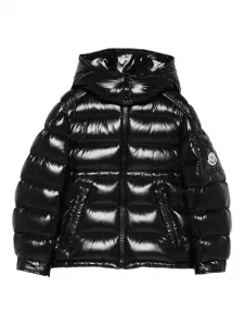 Пуховик Maire с капюшоном Moncler Enfant, черный