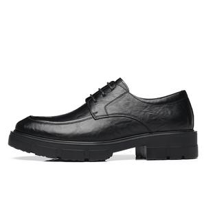 Мужские туфли Shanpijiang низкие черные/чайно-коричневые