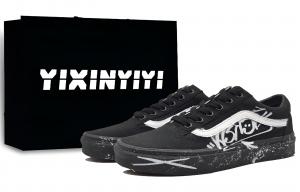 Vans Old Skool Low top Skateboard Shoes Unisex Melon White