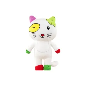 Плюшевая игрушка Tootsie Cute Cat в виде куклы с кроваткой, высота 35см/45см MDH