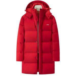 Jeep Унисекс пуховик, Red