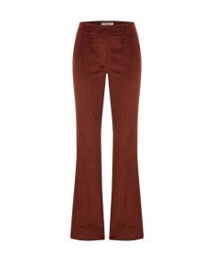 Женские брюки клеш из вельвета Clotho в цвете корица THEO THE LABEL, Cinnamon