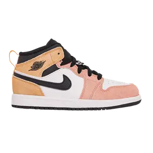 Кроссовки Air Jordan Air Jordan 1 Mid SE PS 'Flight Club', розовый