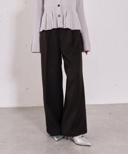 Широкие брюки с поясом и заправленными штанинами Archives, цвет Black