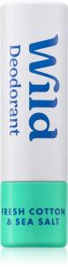 Мини-Дезодорант-Стик «Свежий хлопок и морская соль» Wild, 16 гр