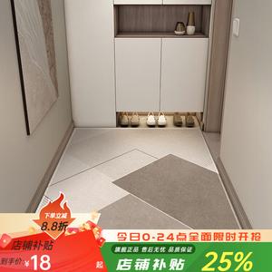 Budis Ковер 50х80 см для прихожей впитывающий, нескользящий, с рисунком орхидеи