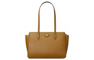 TORY BURCH Сумка-тоут из личиевой зерновой кожи