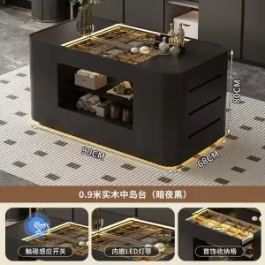 Yu Senyi Комод 90х68 см для спальни из массива дерева, напольный, двусторонний, большой объем, модель Large Capacity