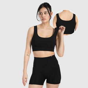 SMILODOX Женский спортивный бюстгальтер Debby Black