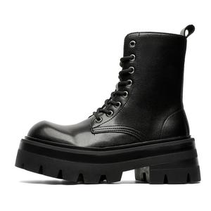 SHUPATE Черные женские короткие мартинсы, цвет Black