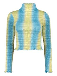 Градиентный эффект стопу Amy Crookes, синий