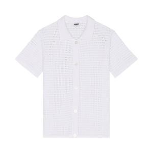 Рубашка с коротким рукавом и пуговицами KROST Venice, белый