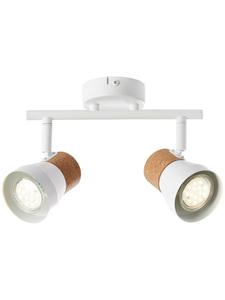 Brilliant Moka Spotrohr 2flg белый матовый/коричневый