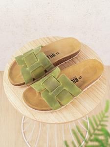 Мюли billowy, зеленый