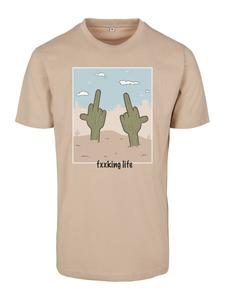 Рубашка обычного кроя Mister Tee, песочный