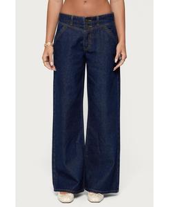 Женские джинсы Meredith с низкой посадкой Edikted, Blue