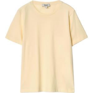 COS Футболка женская светло-желтая