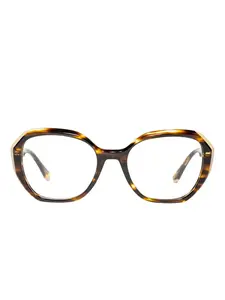 Очки в круглой оправе Xavier Garcia Design, коричневый