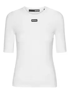 Футболка с нашивкой-логотипом ROTATE BIRGER CHRISTENSEN, белый
