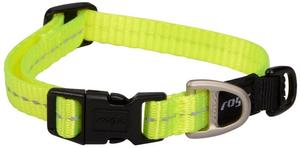 Регулируемый светоотражающий ошейник Rogz Желтый 26-40см х 16мм Rogz, цвет желтый