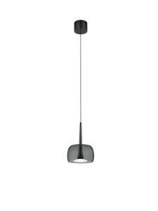 Светодиодная подвесная лампа Helestra, 14x200 см, черный