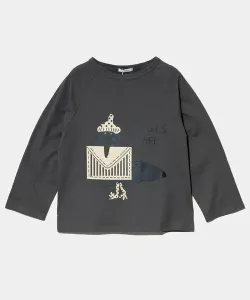 Футболка с длинным рукавом COLORK/ANIMALS CAFE (женская) Gsc Womens Select, цвет Charcoal