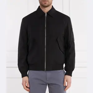 Badam2421 куртка классического кроя Hugo, черный